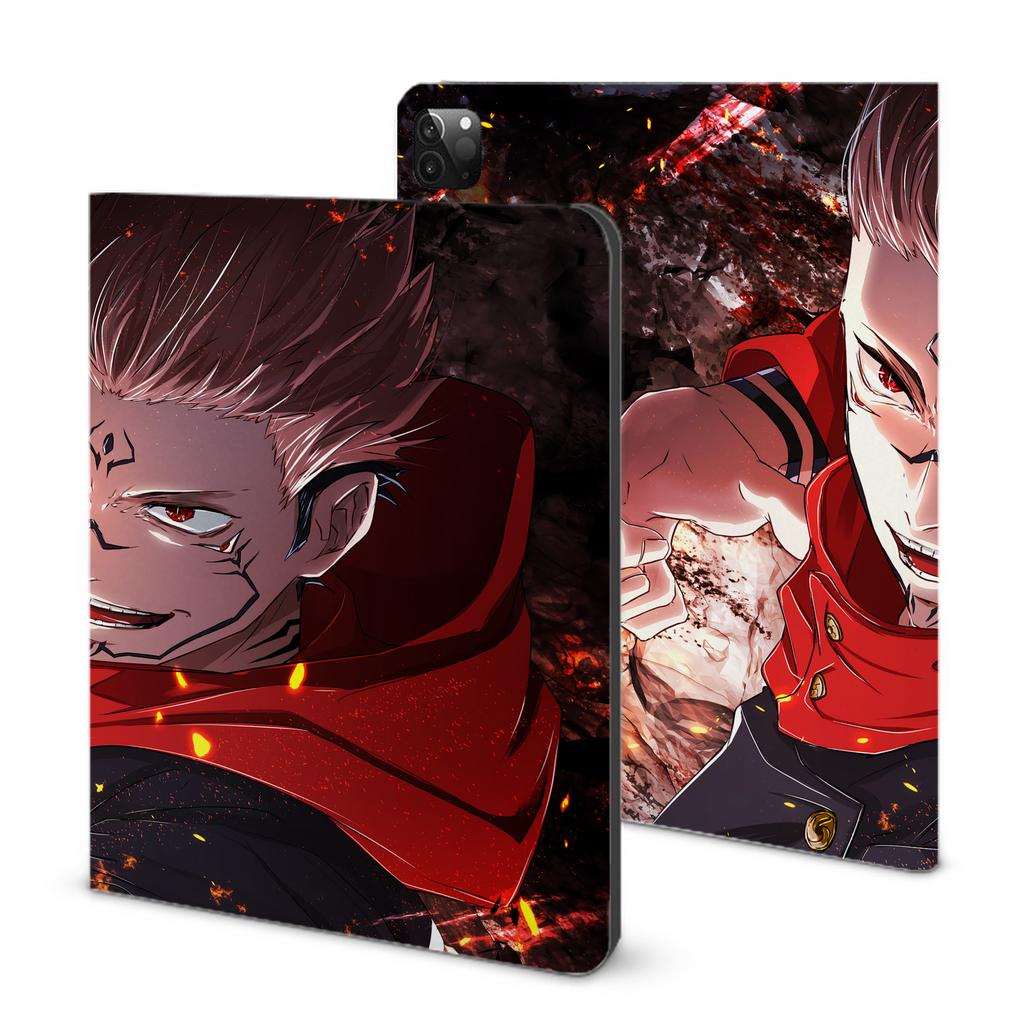 （画像用） 呪術廻戦 Jujutsu Kaisen IPadケース ペンホルダー付き ブックスタイルデザイン